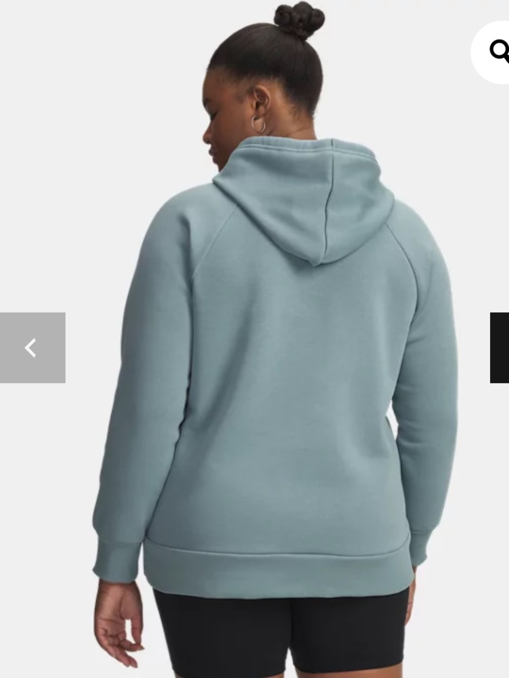 NWT 2X Under Armour Dusty Blue Hoodie with Iridescent Logo - Picture 2 of 6